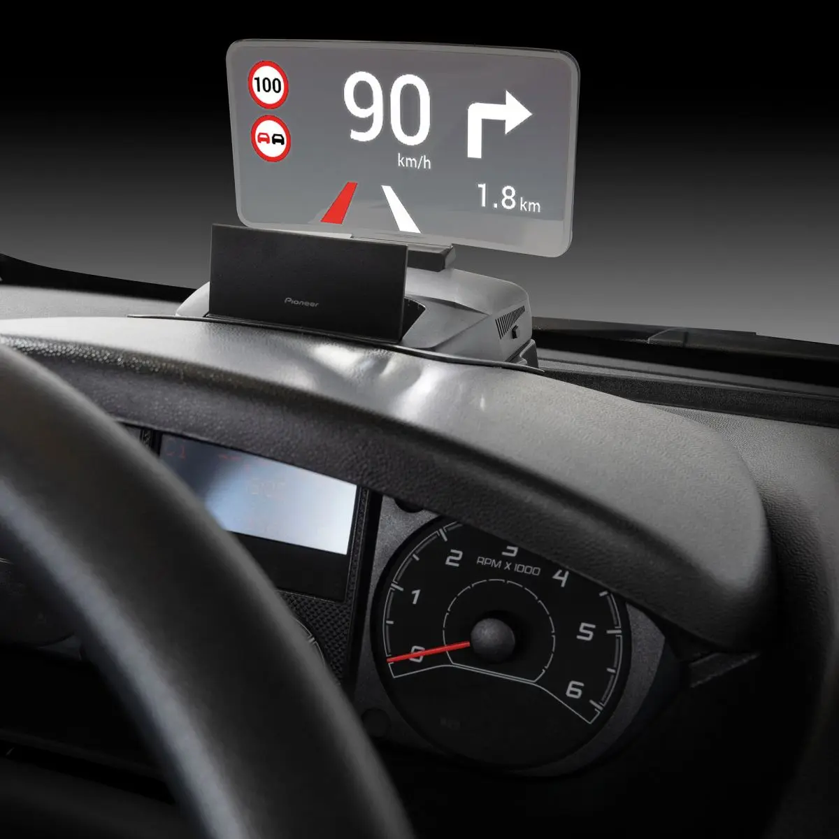 Head-Up-Display pre Pioneer AVIC-Z1000DAB-C pre Fiat Ducato od 2021/09