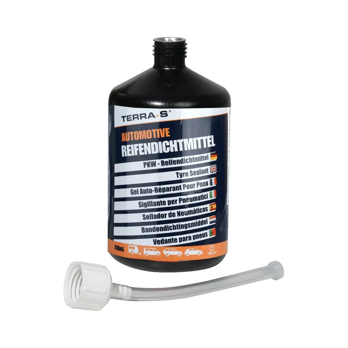 Gel de etanșare anvelope pentru trusa de avarie, 700 ml