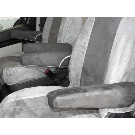 Husa de protectie, antracit pentru cotiere, scaun original Fiat Ducato din 2006/07