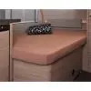 Cearșaf de pat 137 x 195 (110 / 90) cm pentru un pat francez într-o rulotă, macciato