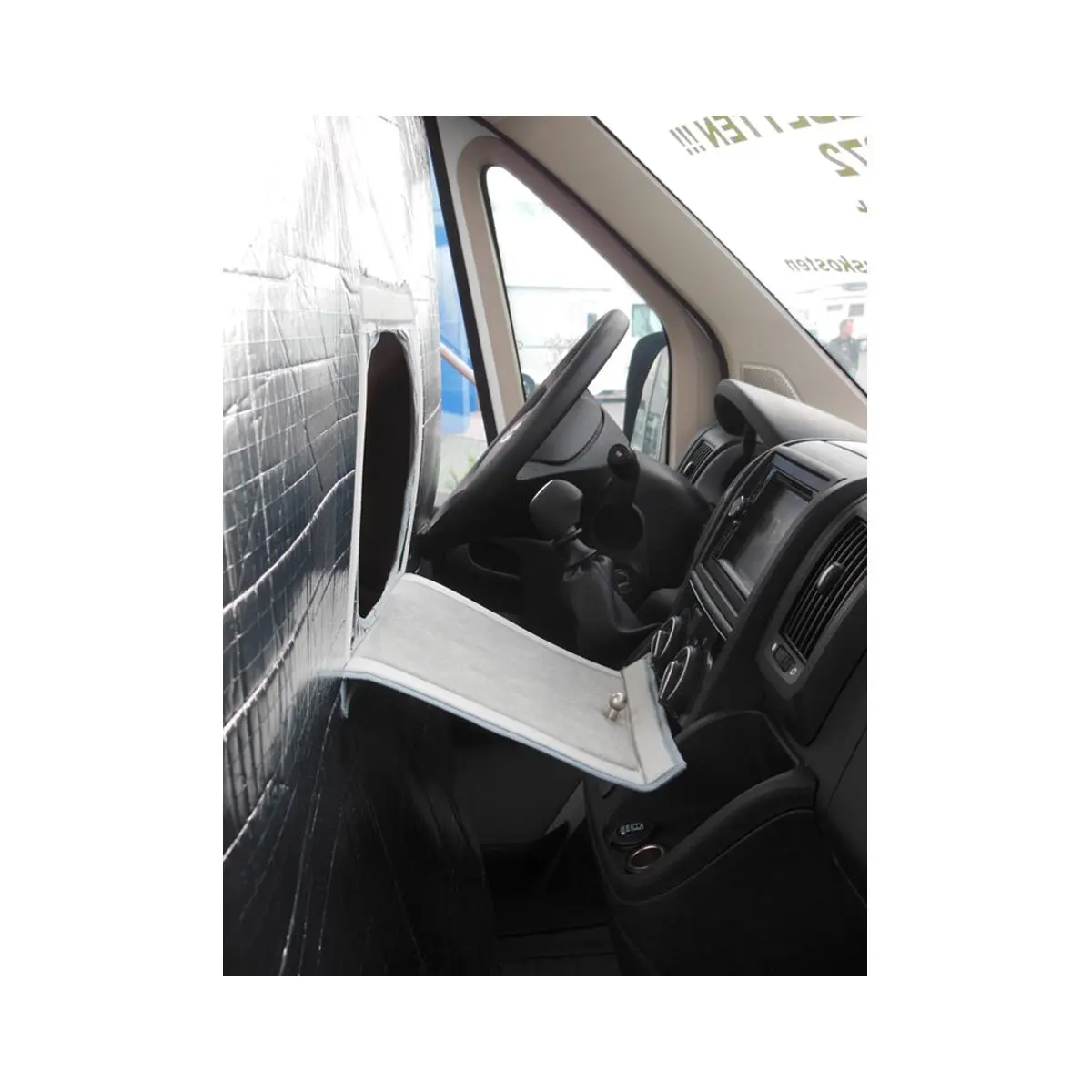 Tepelná clona béžová pre Fiat Ducato od roku 2006/07