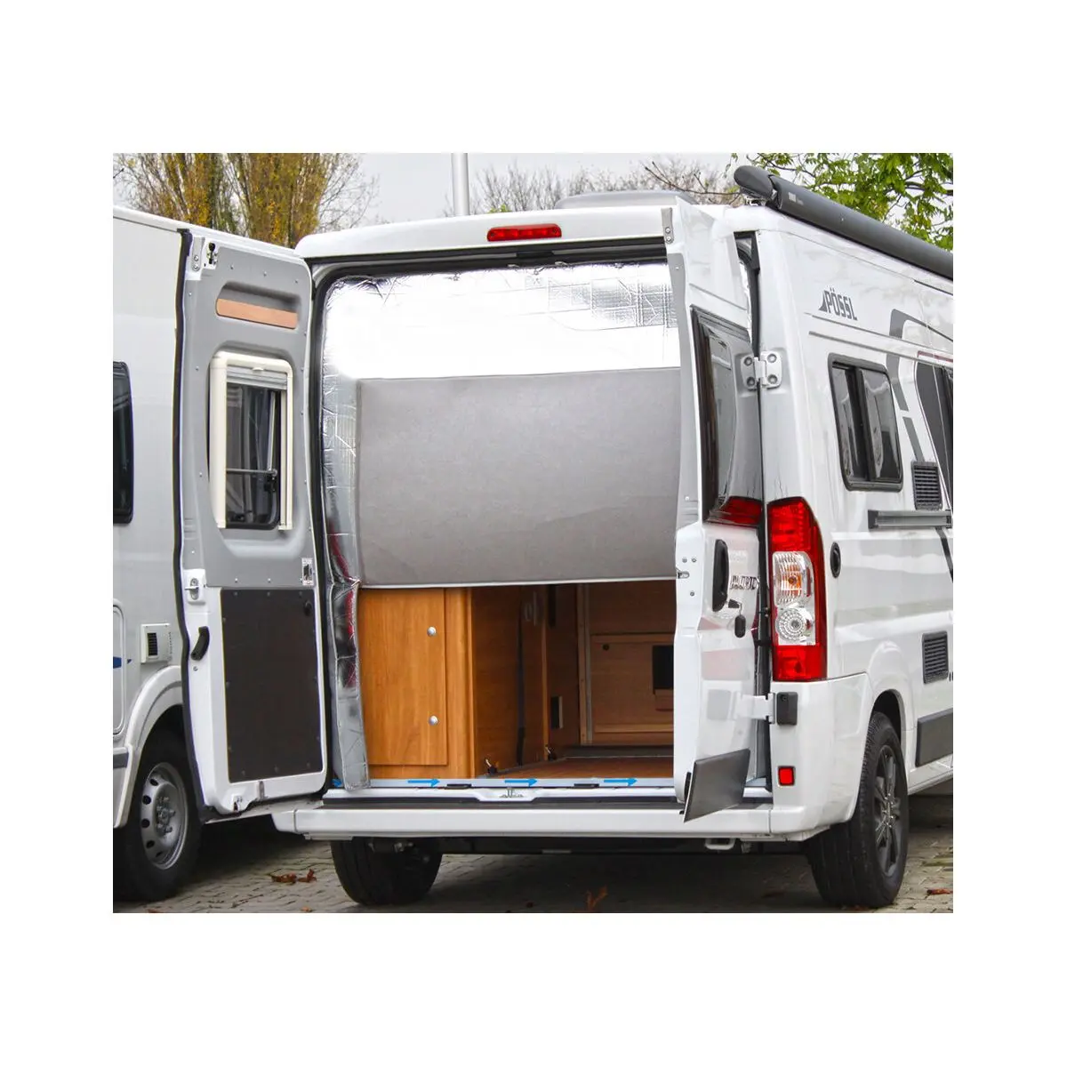 Scut termic bej pentru portiera spate, deschidere inalta portiera pentru Fiat Ducato din 2006/07