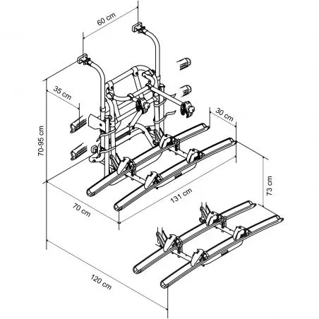 Fahrradtrger Thule Lift manuell