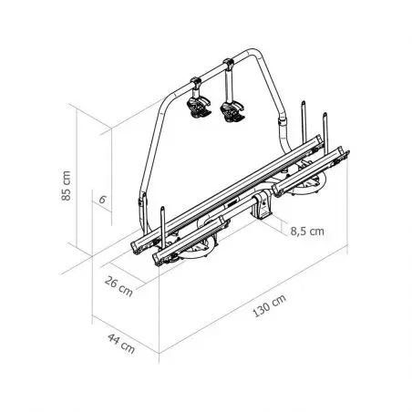 Suport pentru biciclete Thule Caravan Smart