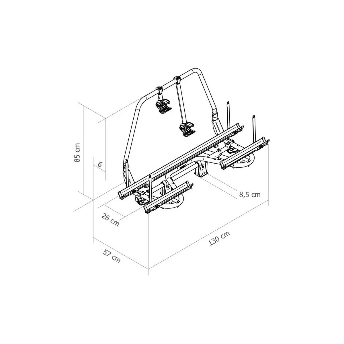 Suport pentru biciclete Thule Caravan Superb