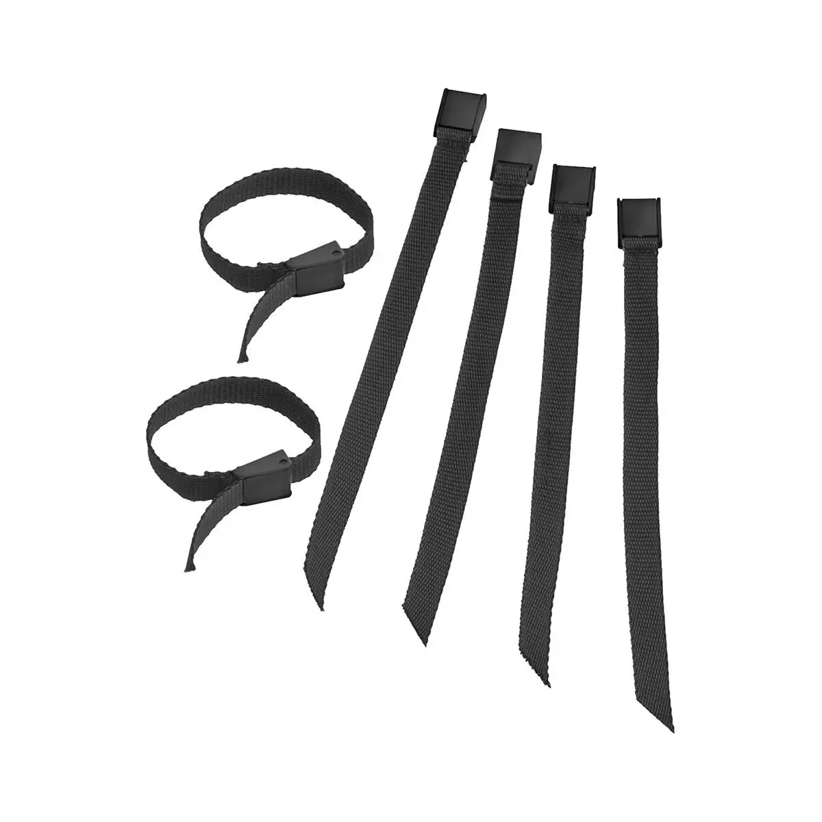 Curea de fixare pentru suport de biciclete, nailon, 6 buc