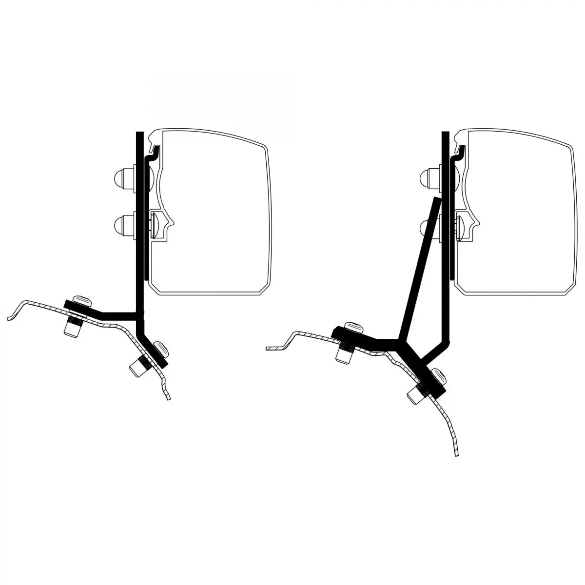 Adapter Ford Transit / Tourneo Custom Minivan Thule 3200-hoz