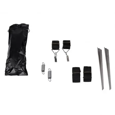 Un set de curele laterale pentru sprijinirea furtunii