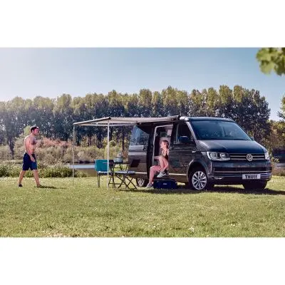 Markíza TO 5102, 2,6 x 2 m, antracitový kryt, mystická sivá