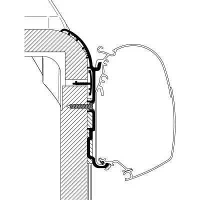 Adaptér pre Brstner Ixeo T728 / T734 pre TO série 5 a 8, dĺžka 4,5 m