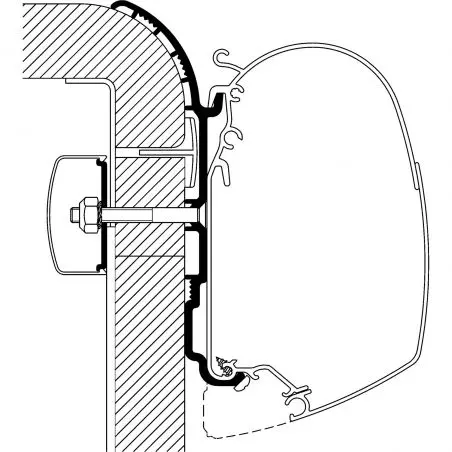 Adaptor pentru Brstner la TO seriile 5 și 8, lungime 5,5 m