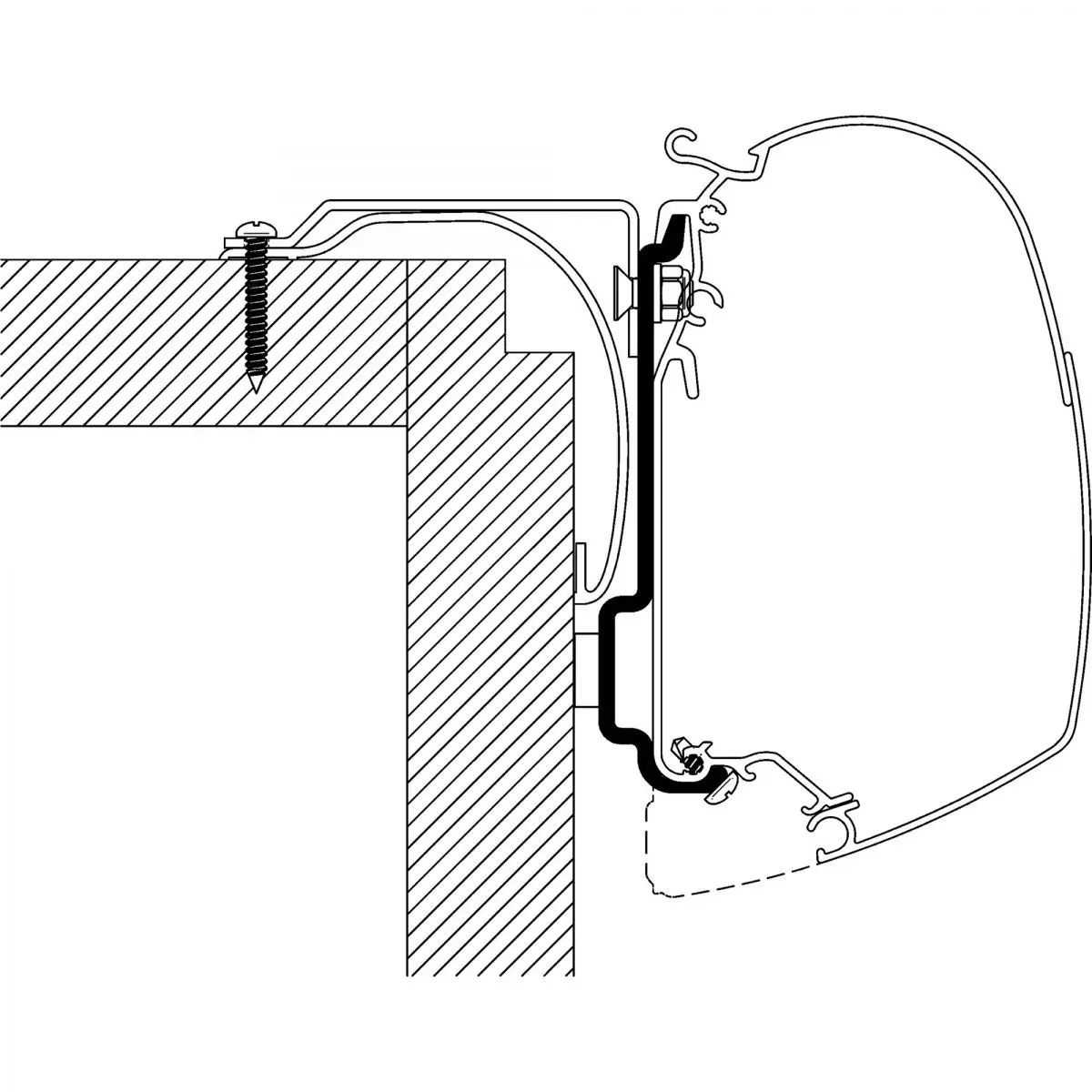 Adapter fr Laika X zu TO Serie 5 und 8