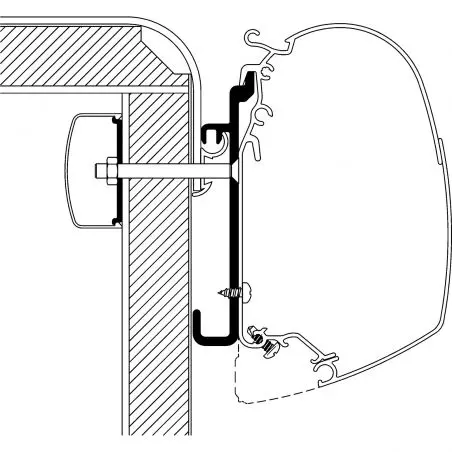 Adapter Rapido sorozathoz 7, 8, 9 - TO sorozat 5, hossza 3 m