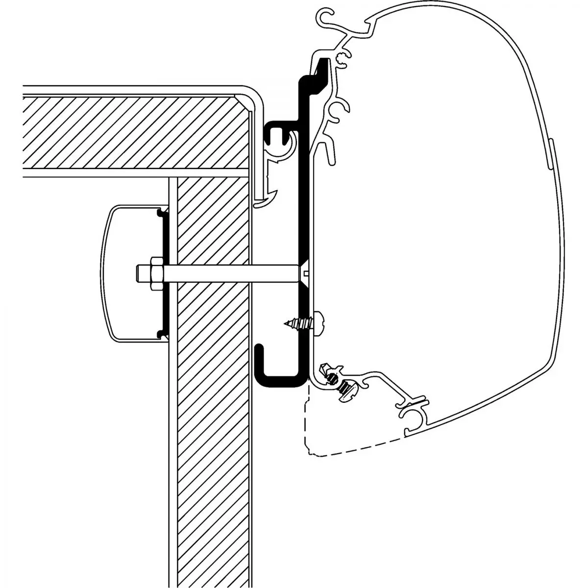 Adaptor pentru Rapido seria 7, 8, 9 la TO seria 5 și 8, lungime 3,5 m