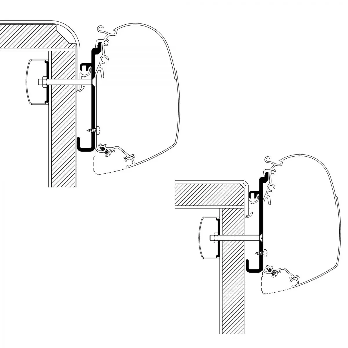 Adapter a Rapido 7-es, 8-as, 9-es sorozatához a TO 5-ös és 8-as sorozatához, hossza 5 m