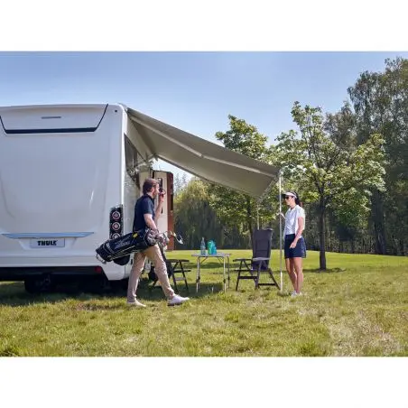 Copertina TO 9200, 4 x 3 m, carcasă alb-crem, gri mistic