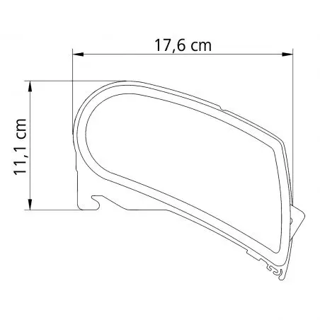 Markíza TO 9200, 5 x 3 m, biely kryt, zafírovo modrá
