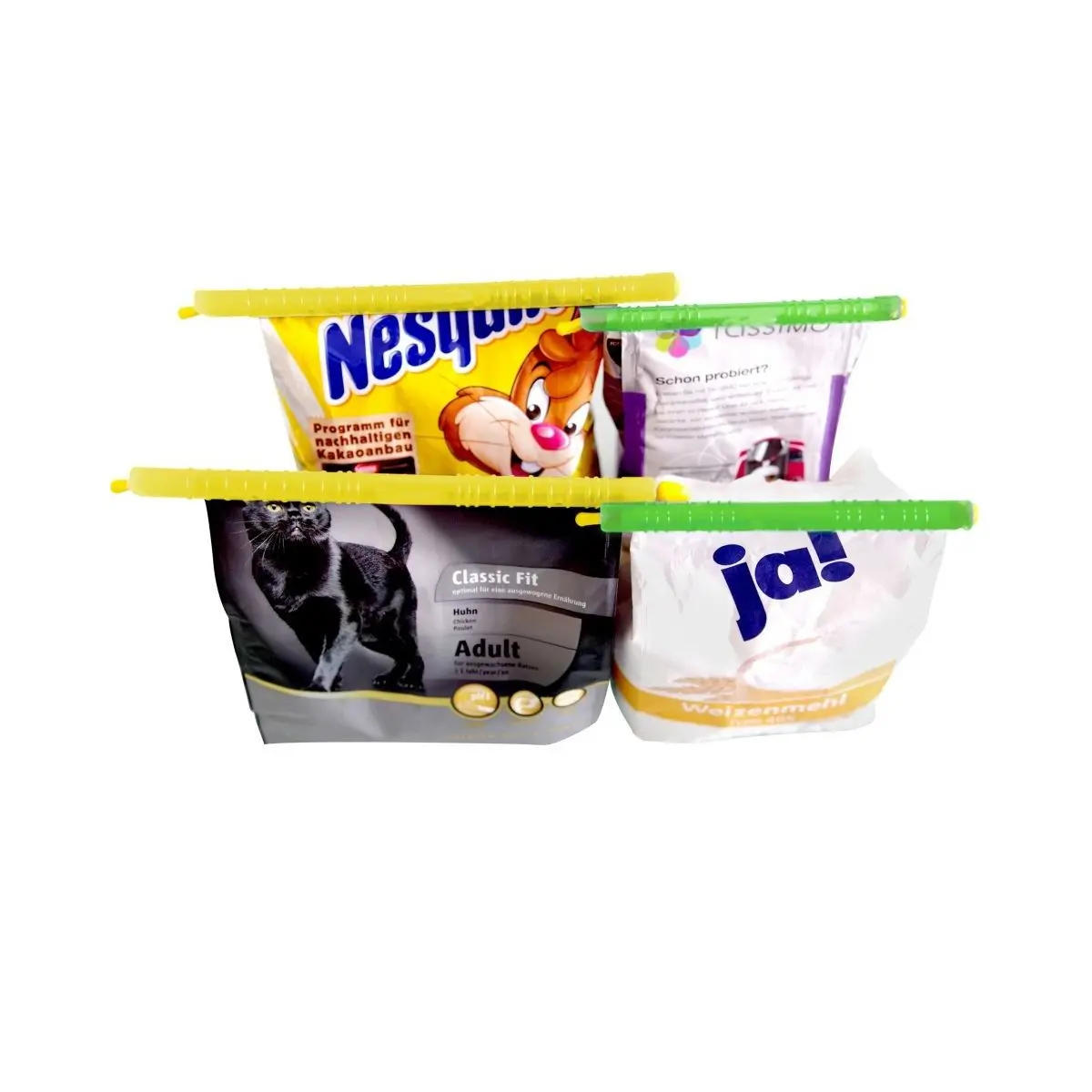 Uzávery sáčkov EasyFresh - sada 10 kusov