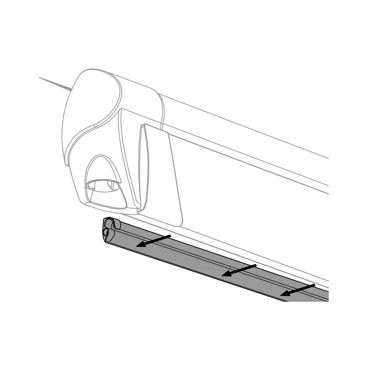 Kit de montare pentru TO seriile 5 și 8 pentru Thule QuickFit, antracit