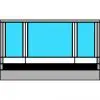 Partea din fata a Residence G3 pentru copertina lungime 4 m, inaltime S/M/L/XL