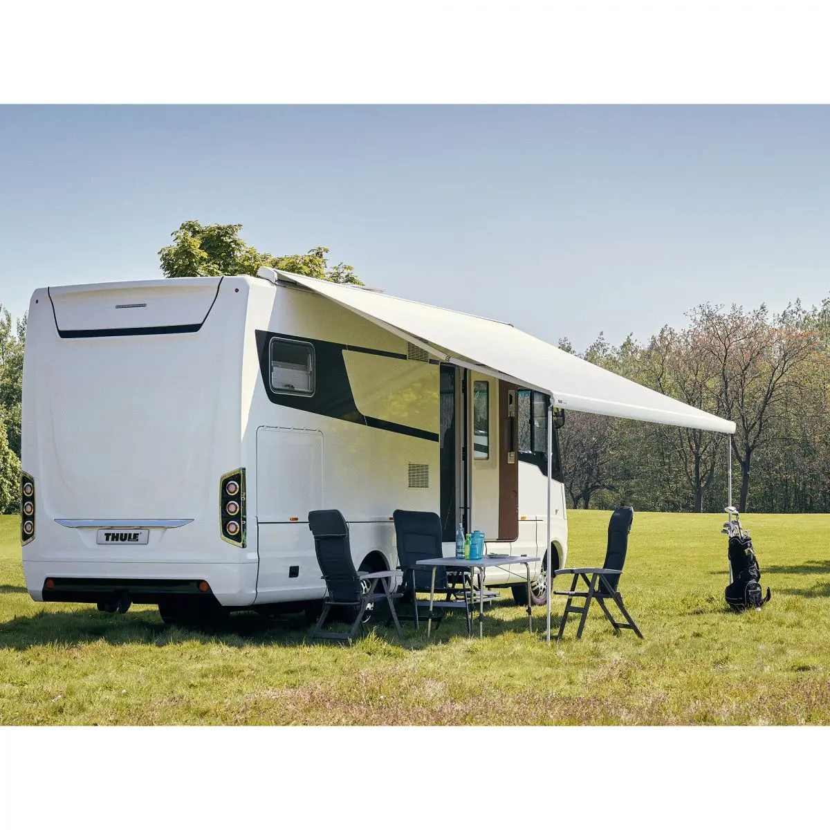 Markíza TO 9200 s motorom na 230 V, 5,5 x 3 m, biely kryt, mystická sivá