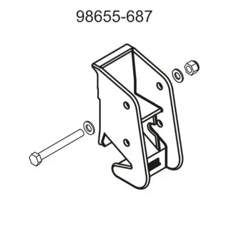 Suport pentru căpriori în capacul copertinei - pentru F45i/L, F1/L, F45T