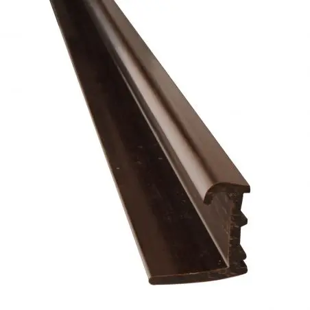 Asztali függesztősín - 60 cm, műanyag, barna