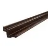 Zábradlie na stôl - 55 cm, plastové, tmavohnedé