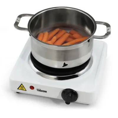 Elektromos főzőlap - 1 égő, 1000 watt, fehér
