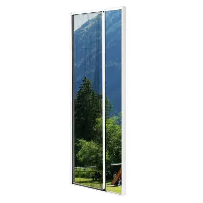Ușă cu plasă de insecte plisată - 650 x 1750 mm