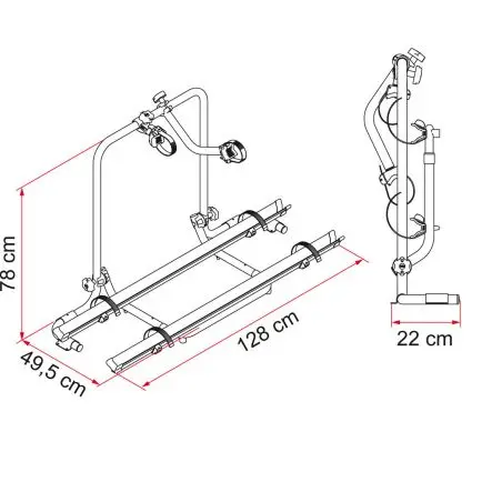 Suport pentru biciclete Carry Bike Garage Plus
