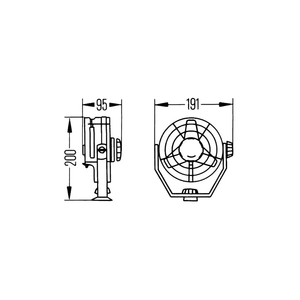 Turbo ventilátor 24 V