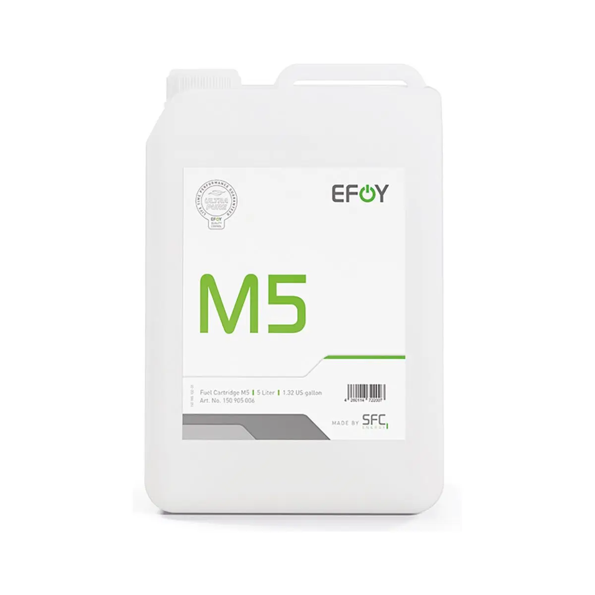 M5 üzemanyagpatron EFOY üzemanyagcellákhoz, 5 liter