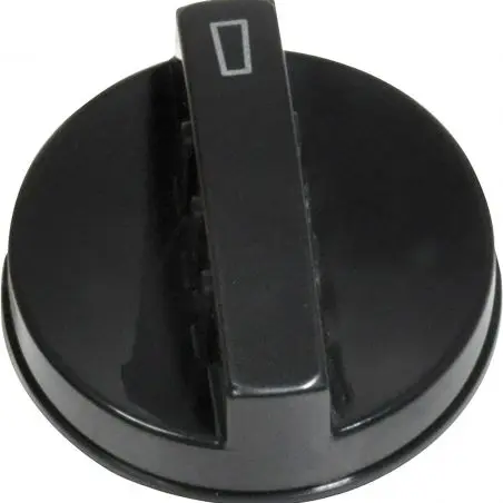 Buton rotativ pentru termostat, negru pentru frigidere Dometic RM 5310, 5330, 5380, RGE 2100