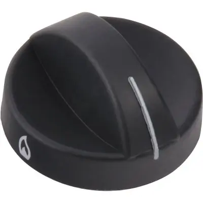 Buton de control negru pentru sobe Dometic și combinații EK 2000, CE88 și CE94, 4 buc.