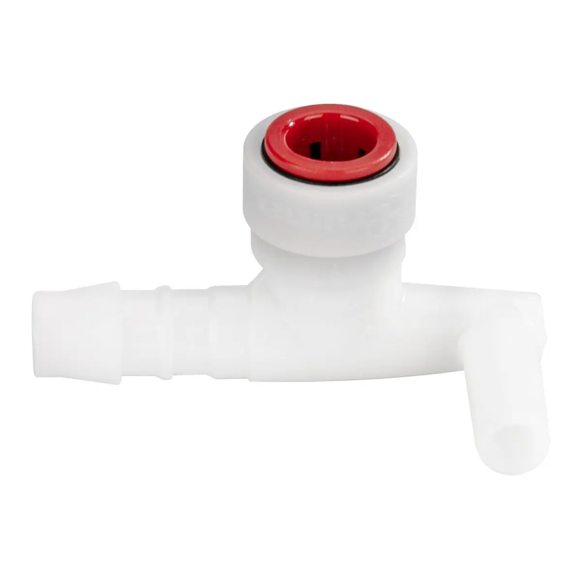 Uhlový pripojovací ventil JG 10/TB 10 mm - červený pre Truma Combi D6, D6 E