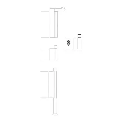 Profil de stâlp de extensie XXL Thule Residence și Panorama, reglare la stânga și la dreapta