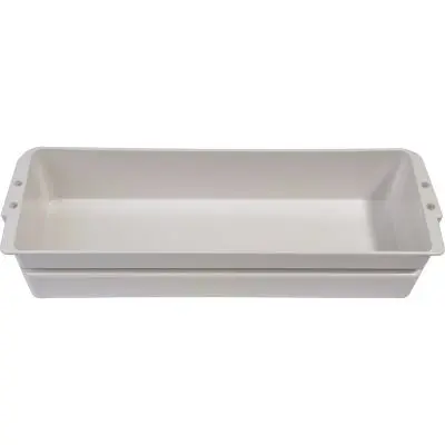 Spodná polica, biela, š 35 x h 10,8 x v 6,9 cm pre chladničku CoolMatic CRX 65