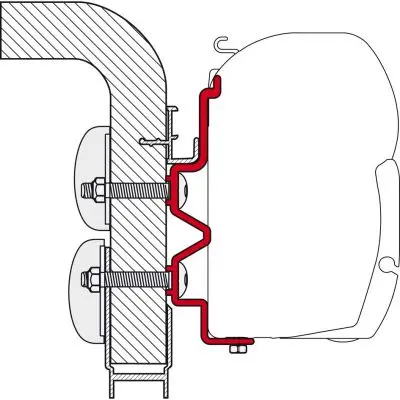 Kit Hymer Camp - napellenző adapter F45