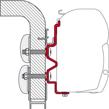 Kit Hymer Camp - adaptor copertina F45
