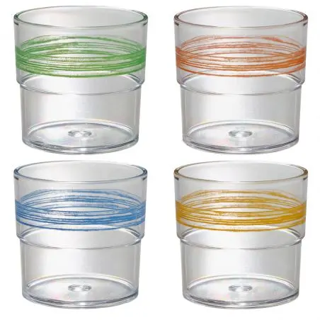 Set cupe - set de 4, colorate