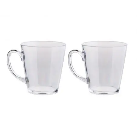 Cana de ceai - set de 2, transparenta, 300 ml