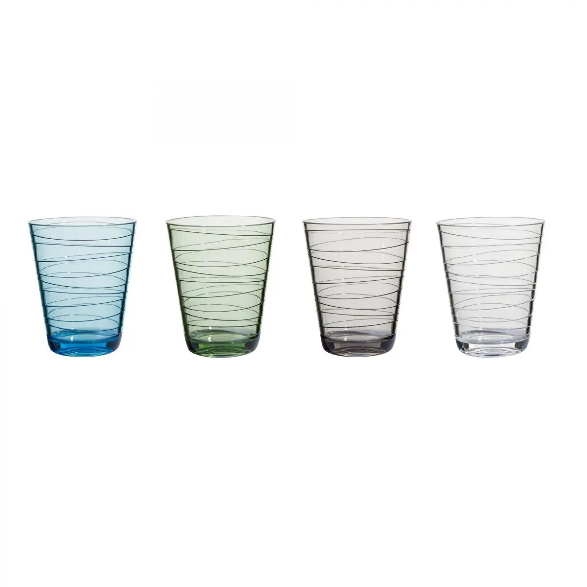 Súprava pohárov na pitie Onda - sada 4 kusov