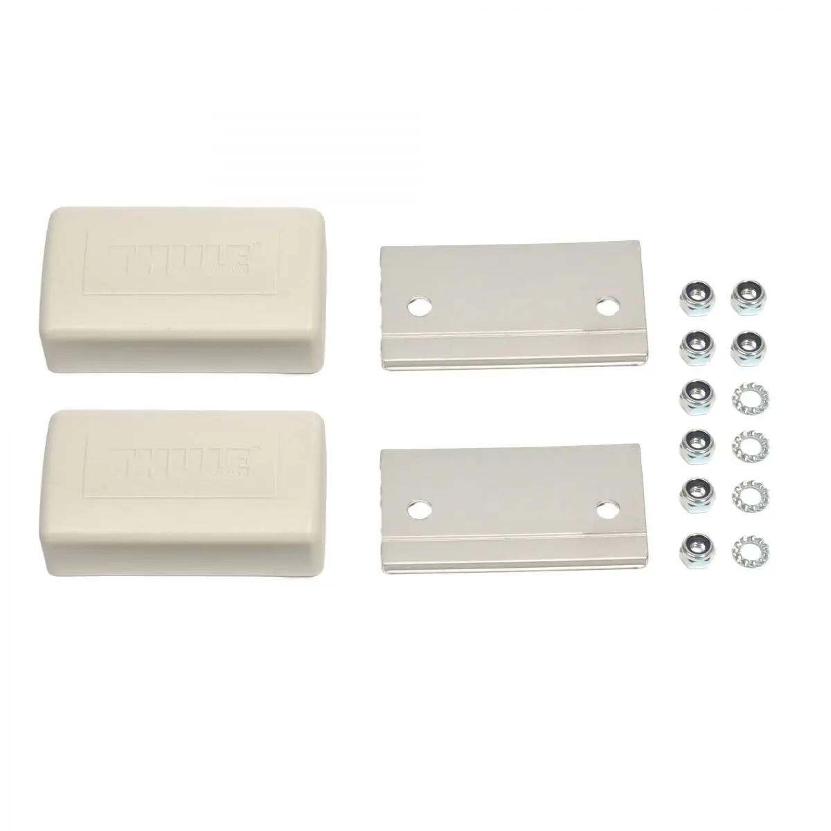 Set placa de acoperire si capac Set de asamblare Thule, 8 cm, 2 buc