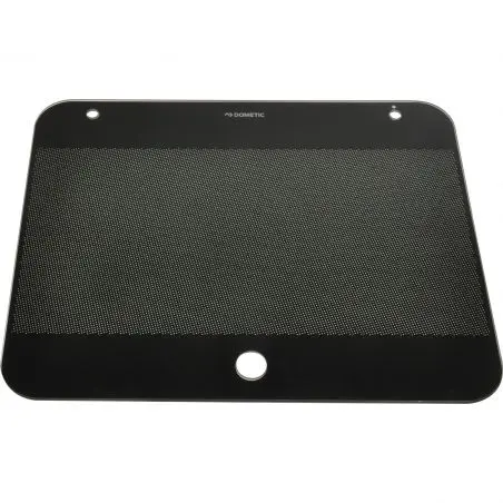 Üvegburkolat Dometic HSG 2370 kombinációhoz, bal oldalon tűzhely, kombináció méretei 90 x 37 cm