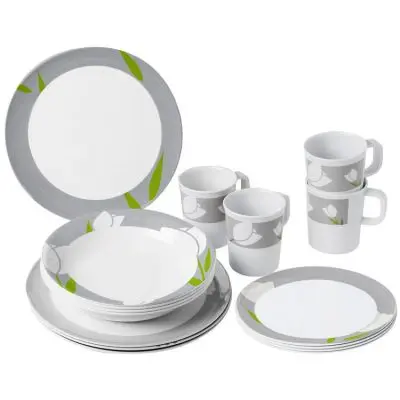 Set veselă lalele, 16 bucăți