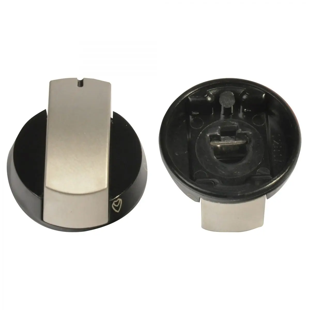 Ovládací gombík čierny / strieborný pre sporák Dometic HB 2325 a HB 3400