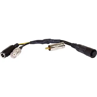Kamera adapter, 6 tűs mini csavaros csatlakozó a BNC Forsterhez