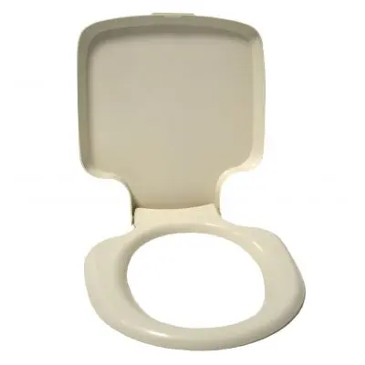 WC sedadlo s vekom - sivobiele pre Porta Potti Qube