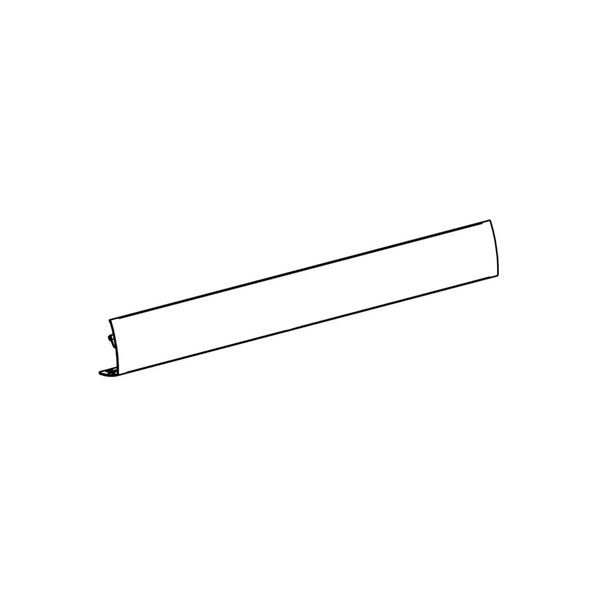 Frontblende 2,6 m TO 5102, grau
